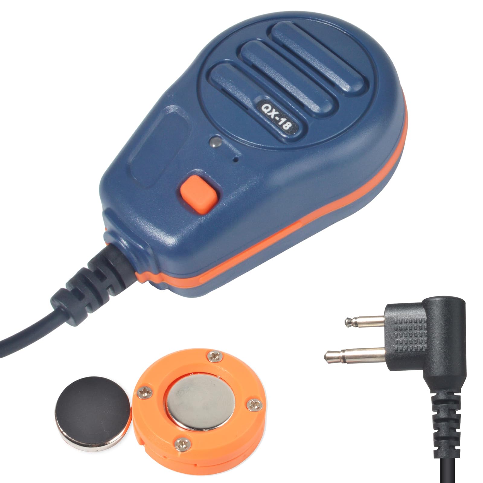 Amazon | UAYESOK QX-18 HT 磁気マイク 2ピンモトローラ ハム ラジオ用